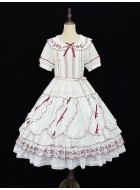 Miss Point Four-Season Orchard Short Sleeve and Sleeveless Daily OP and Skirt(Reservation/2 Colours/Full Payment Without Shipping)
